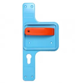 Red Handle Blue Color Impact-Resistant Classroom Door Handle