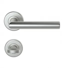 Corner L-Shaped Stainless Steel WC Door Handle