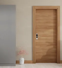 Teak Color Card System Compatible Hotel Door