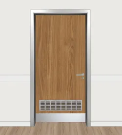Aluminum Frame Laminated Door - Kick Plate and Vent Model