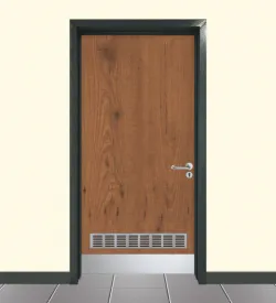Whiteadder Pine Anthracite Steel-Framed Ventilated Laminate Door