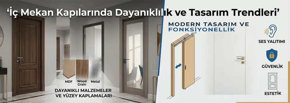 İç Mekan Kapılarında Dayanıklılık Ve Tasarım Trendleri