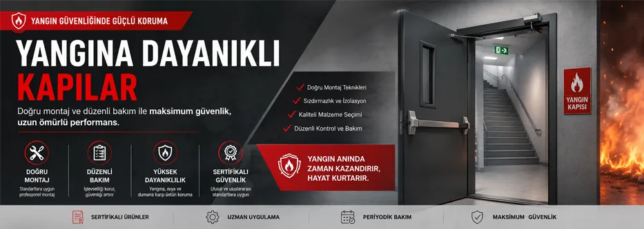 Yangına Dayanıklı Kapıların Montaj Ve Bakım İpuçları